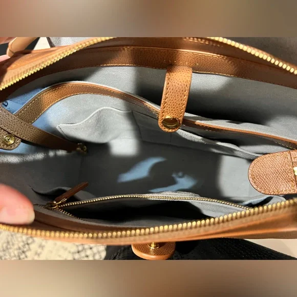 Like new! Senreve Brown Satchel with Structured Design - Picture 13 of 13